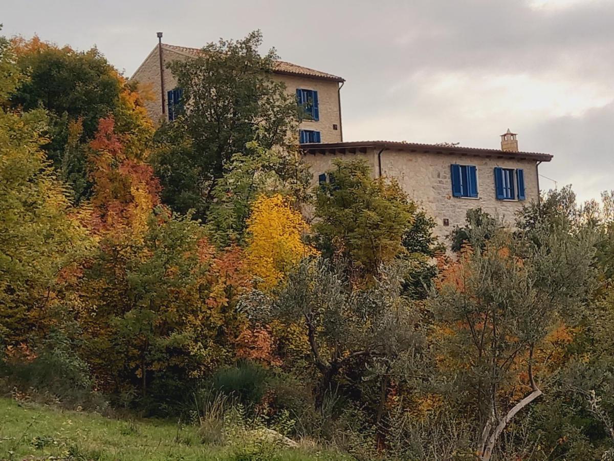 La Casa Dalle Finestre Blu Abbateggio Exterior photo